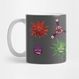 Cartoon Viruses Mug